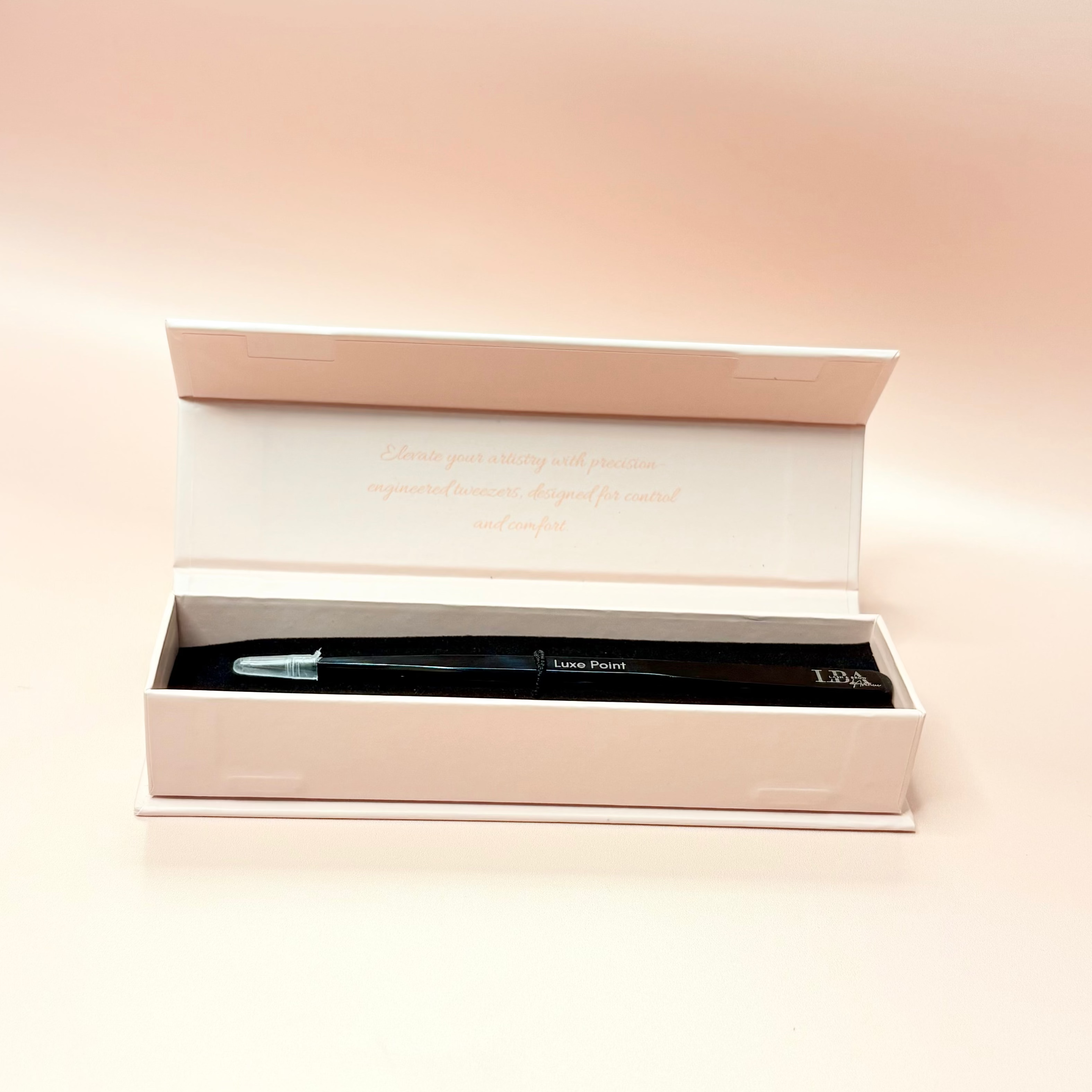 Fibre Tip Lash Tweezer - Luxe Point
