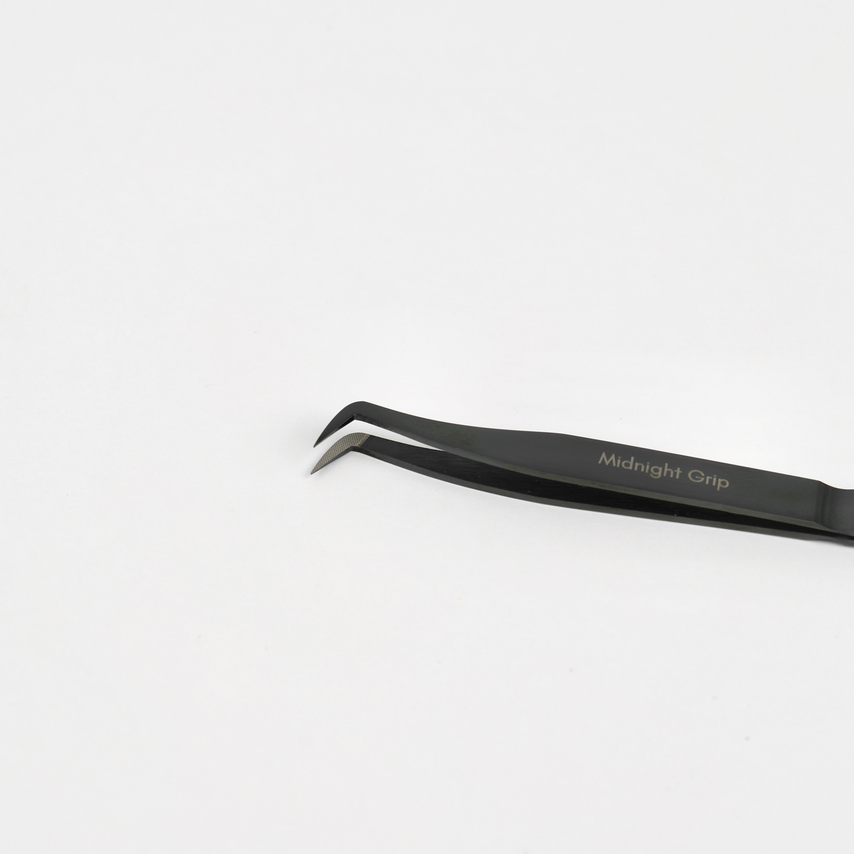 Fibre Tip Lash Tweezers - Midnight Grip