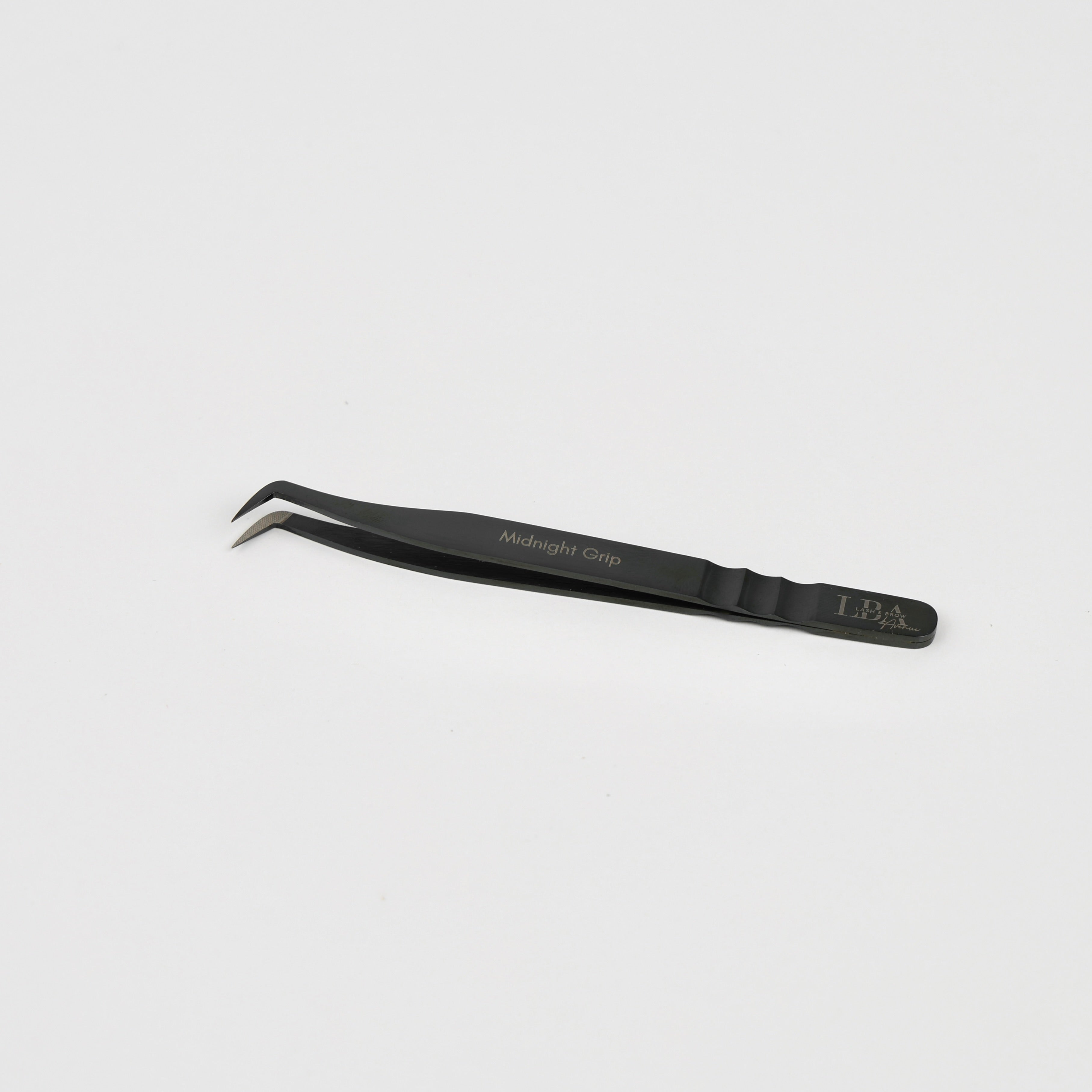 Fibre Tip Lash Tweezers - Midnight Grip