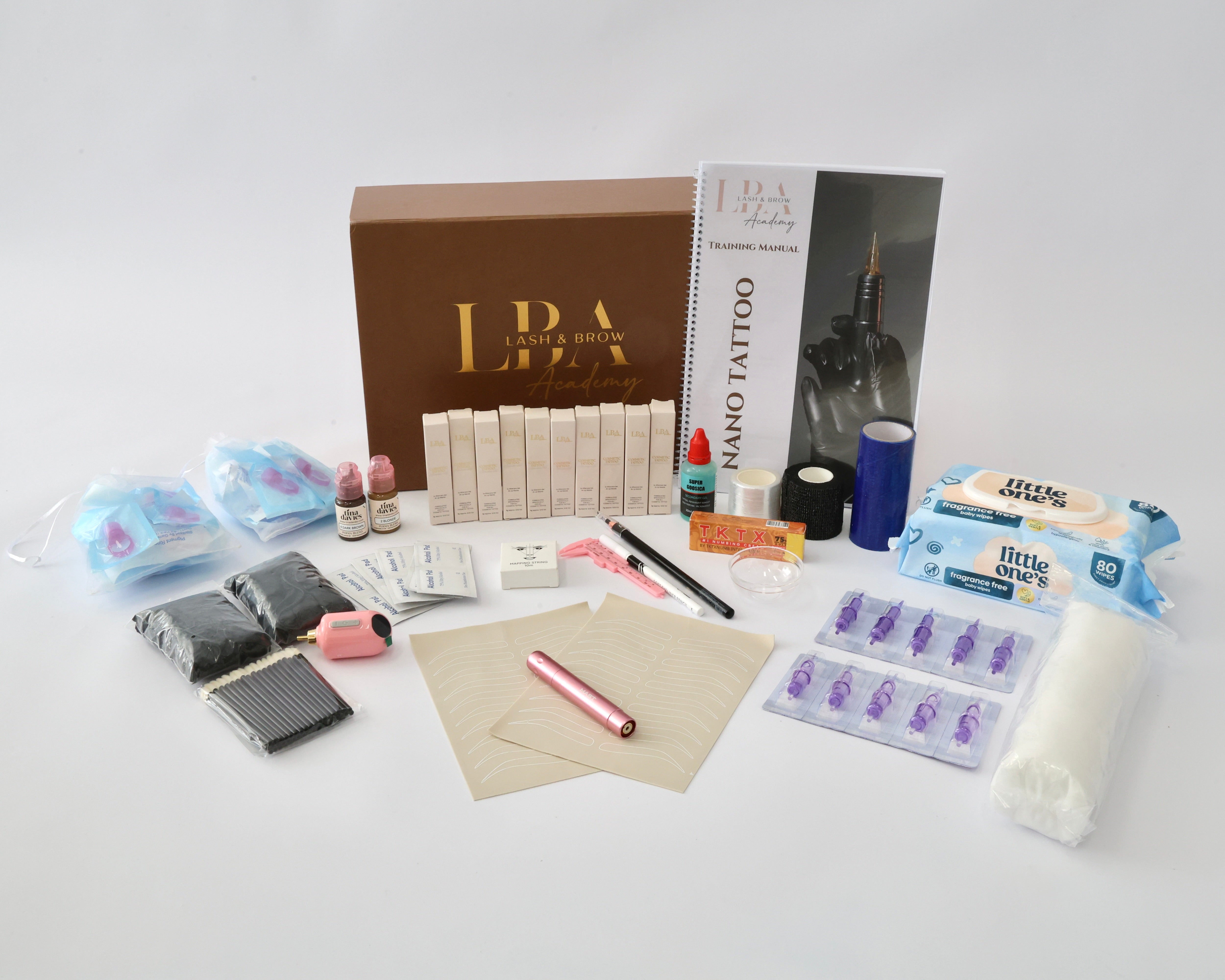 Professional Cosmetic Tattoo Nano Brows Starter Training Kit