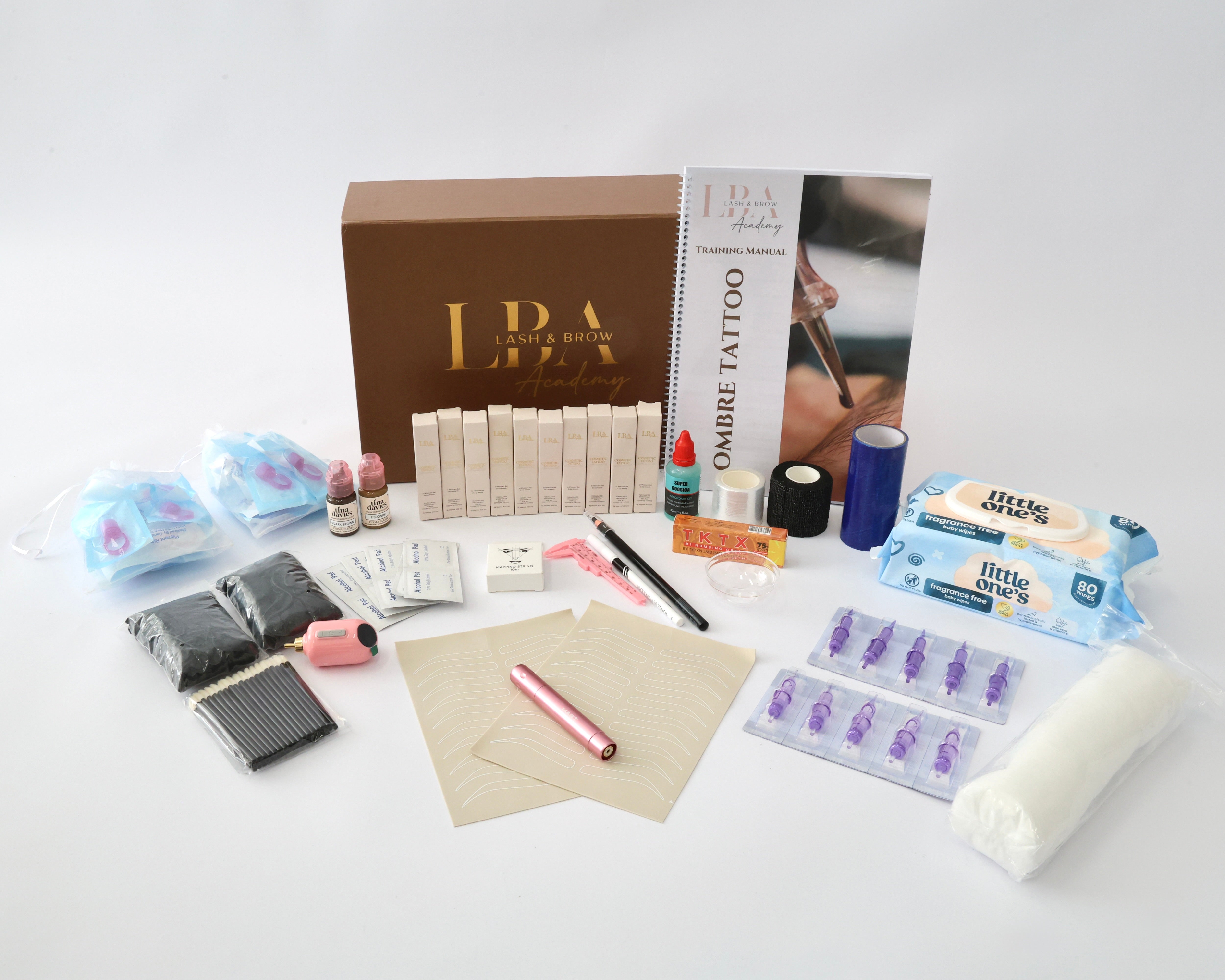 Professional Cosmetic Tattoo Ombre Brows Starter Training Kit