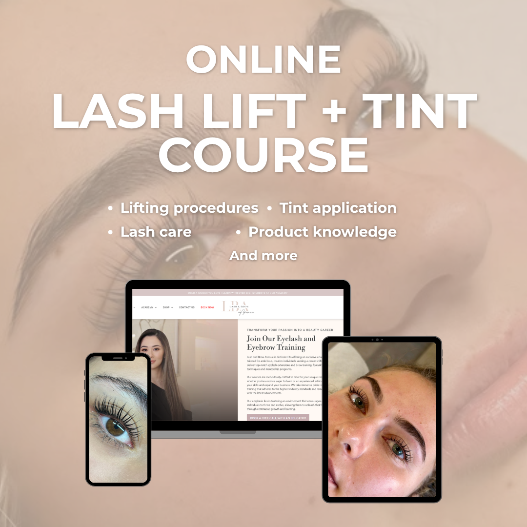 Eyelash Lift and Tint Online Training Course