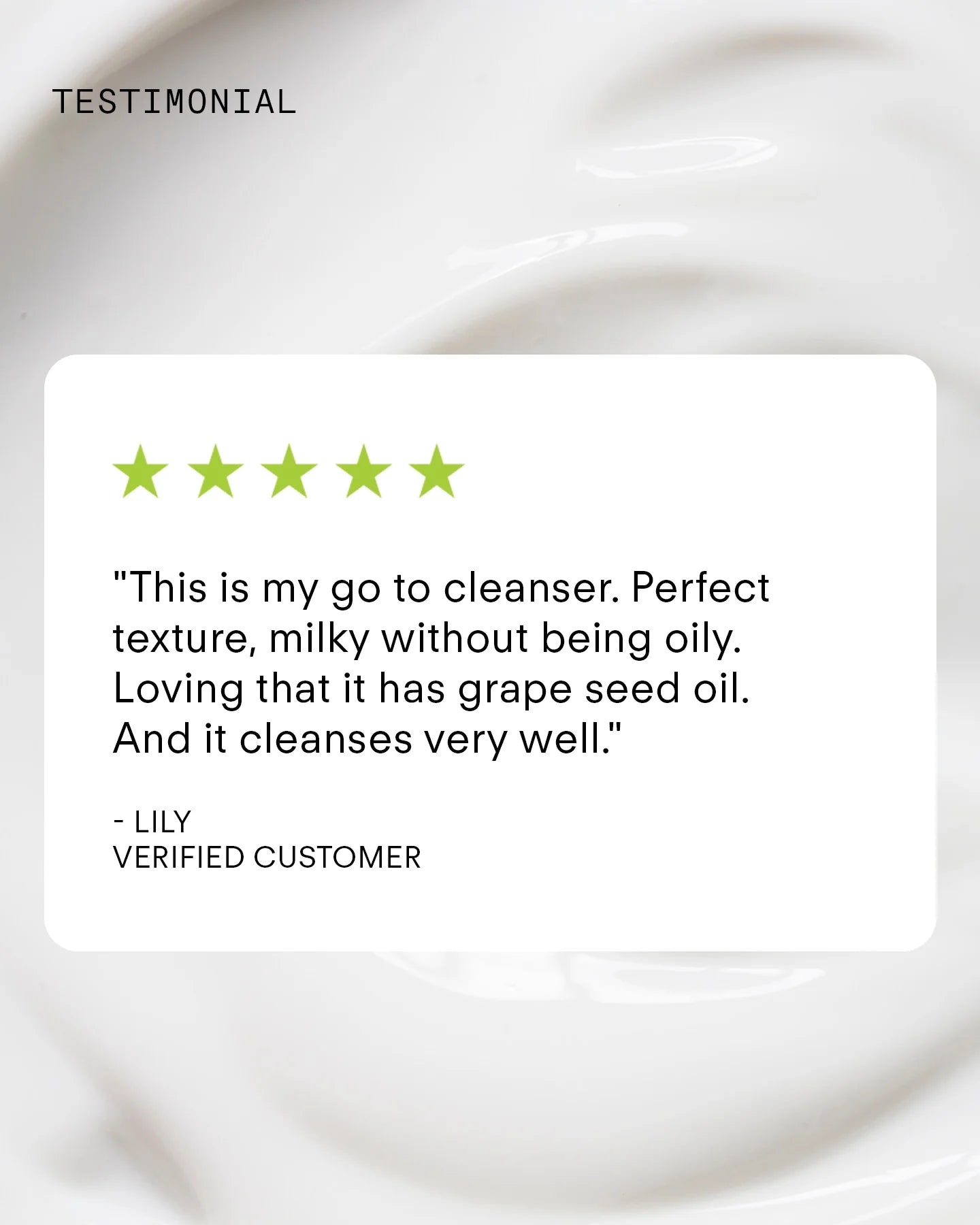 Ultra Hydrating Milk cleanser