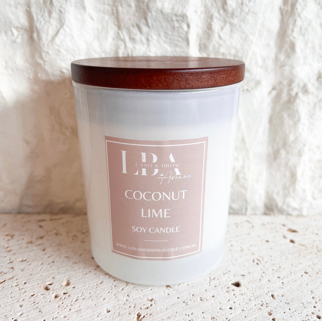 LBA Coconut Lime Soy Candle