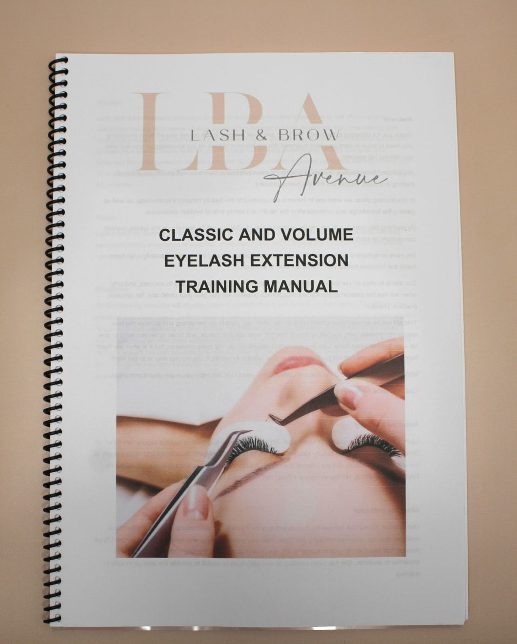 Eyelash Extensions Training Manual