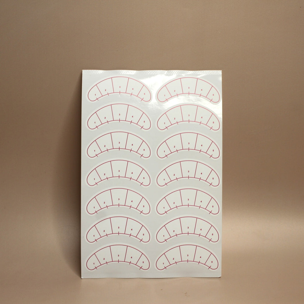 Lash Mapping Stickers - 70 pairs