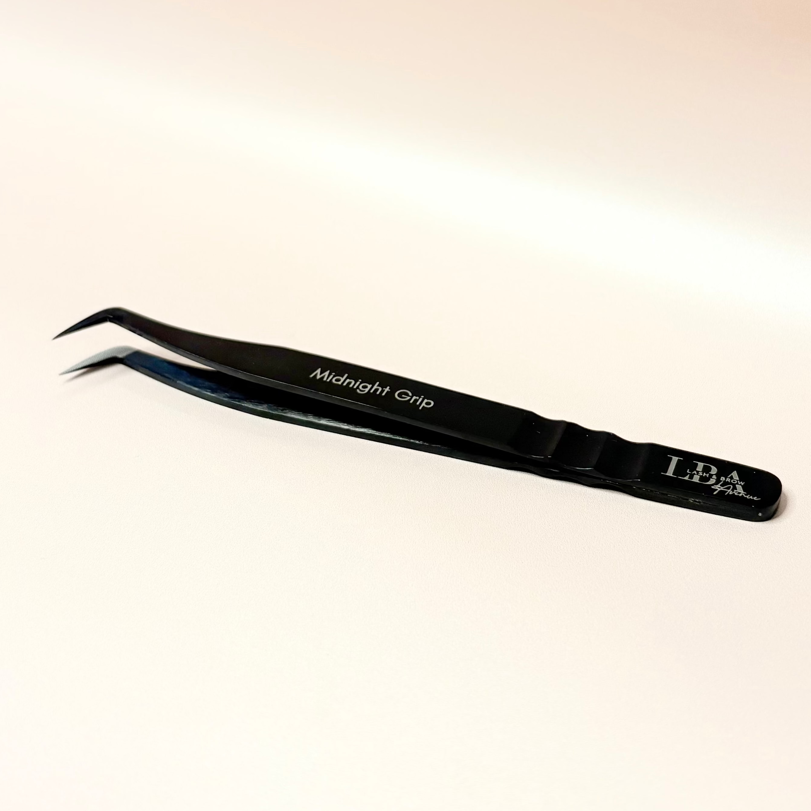 Fibre Tip Lash Tweezers - Midnight Grip