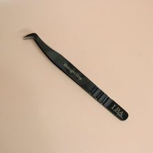 Load image into Gallery viewer, Fibre Tip Lash Tweezers - Midnight Grip
