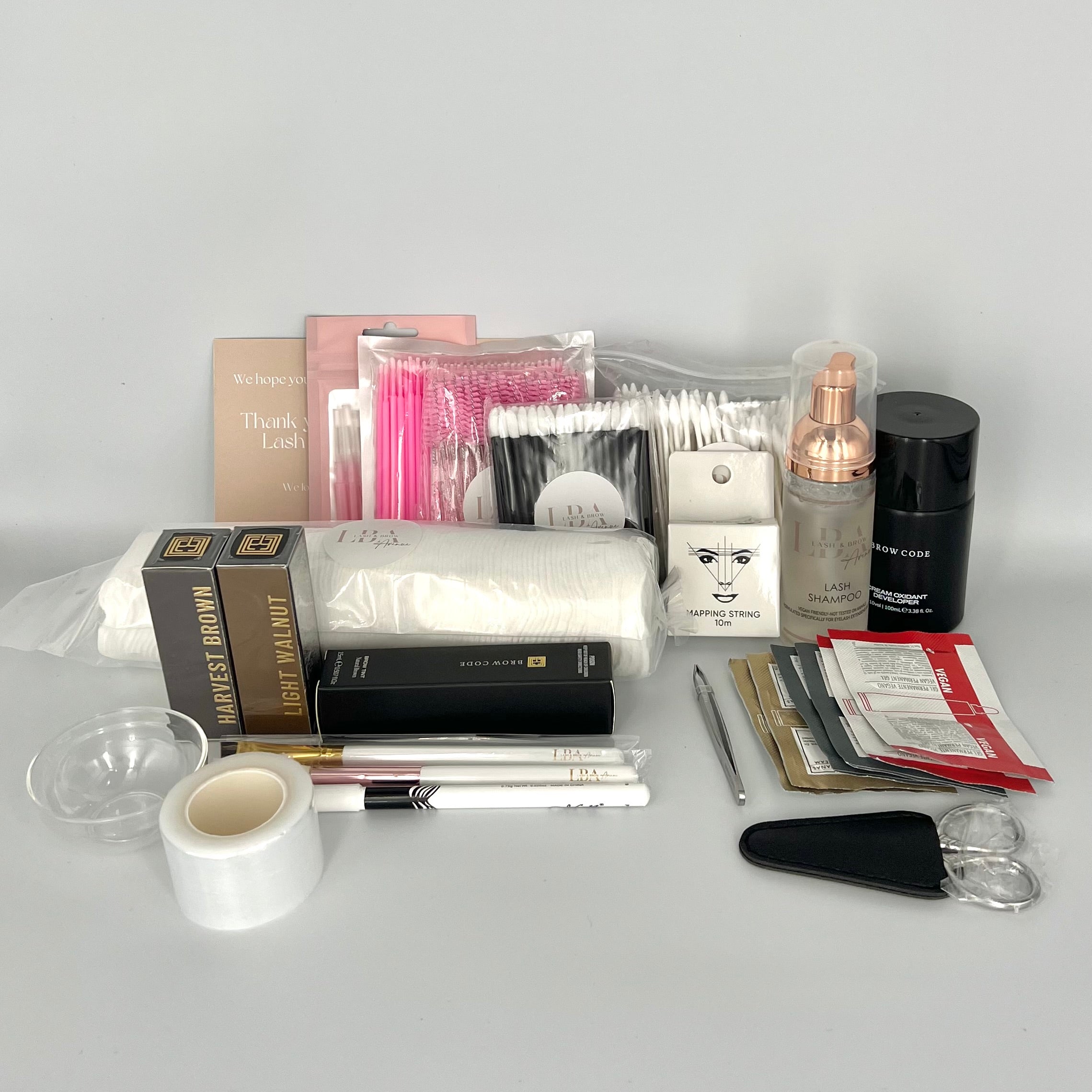 Professional Student Brow Lamination, Wax, Tint & Hybrid Dye Starter Training Kit
