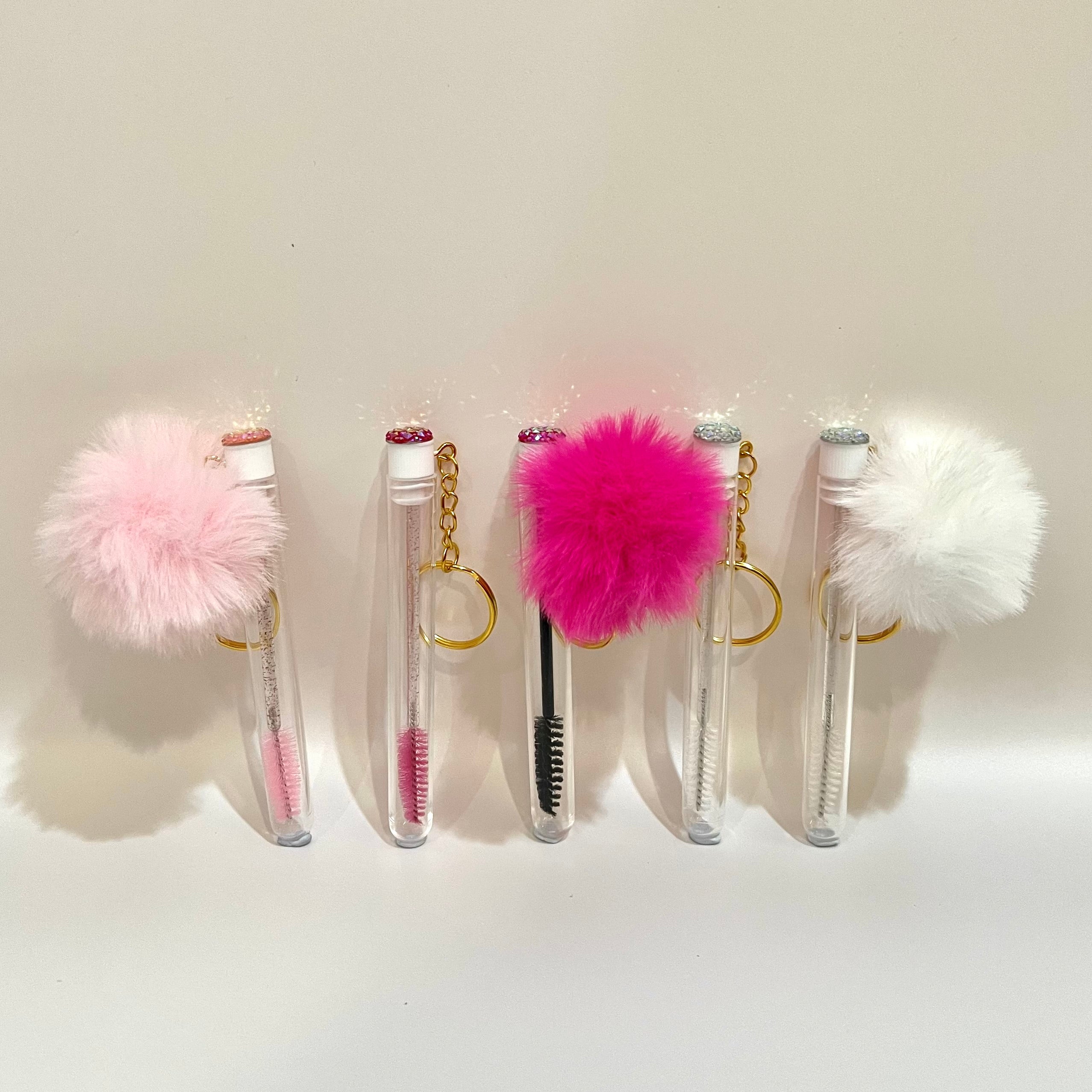 Spoolie Keychain | Lash & Brow Brush Travel Accessory