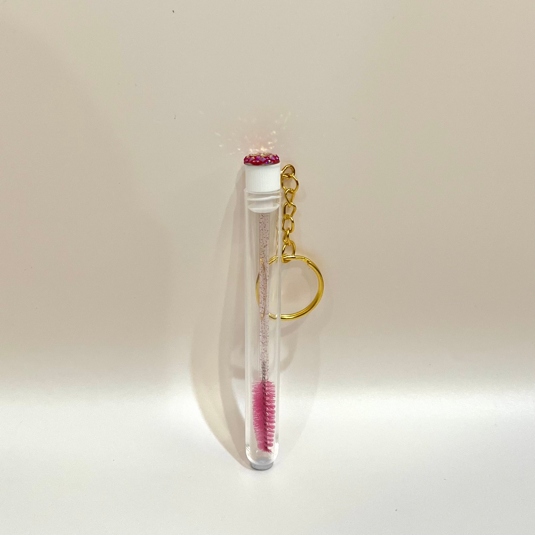 Spoolie Keychain | Lash & Brow Brush Travel Accessory