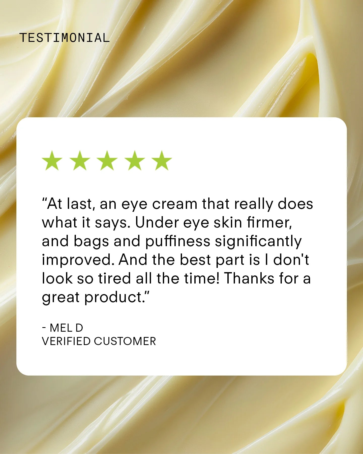 Vitamin C Firming Eye Cream | Brighten & Smooth Fine Lines