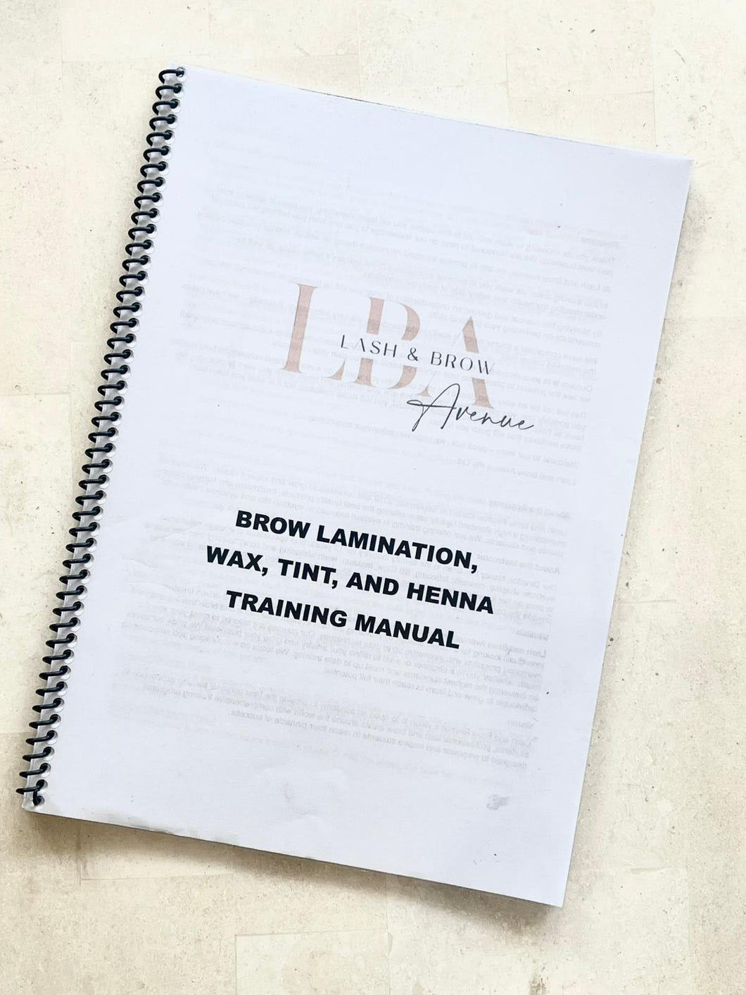 Brow Artistry Training Manual