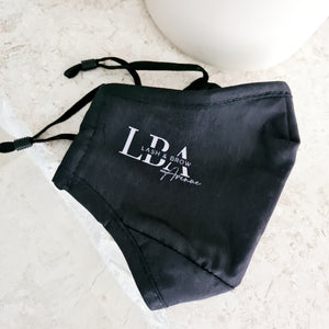 LBA Black Reusable Mask